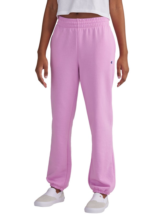 Champion Powerblend Fleece Boyfriend Joggingbroek Dames - Roze - Belgie 5986JEHZI